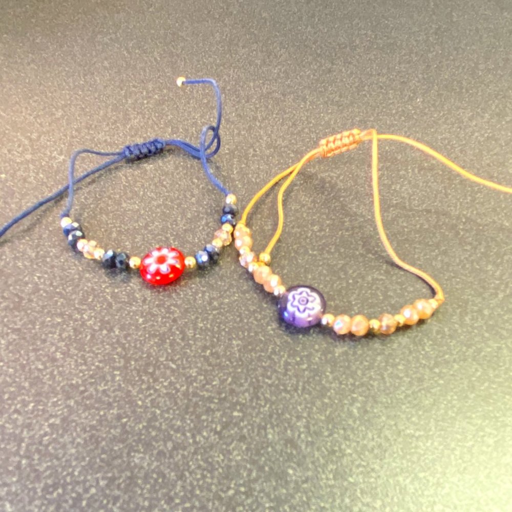 Pull Cord Bracelet Set